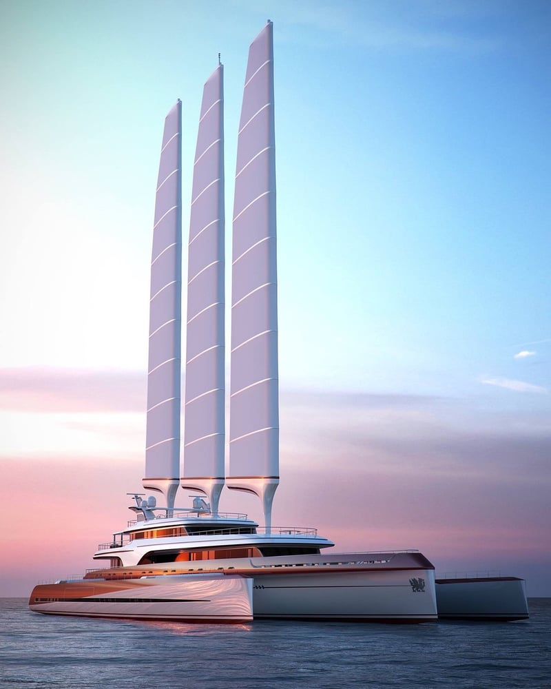 Celebrity on a luxury yacht